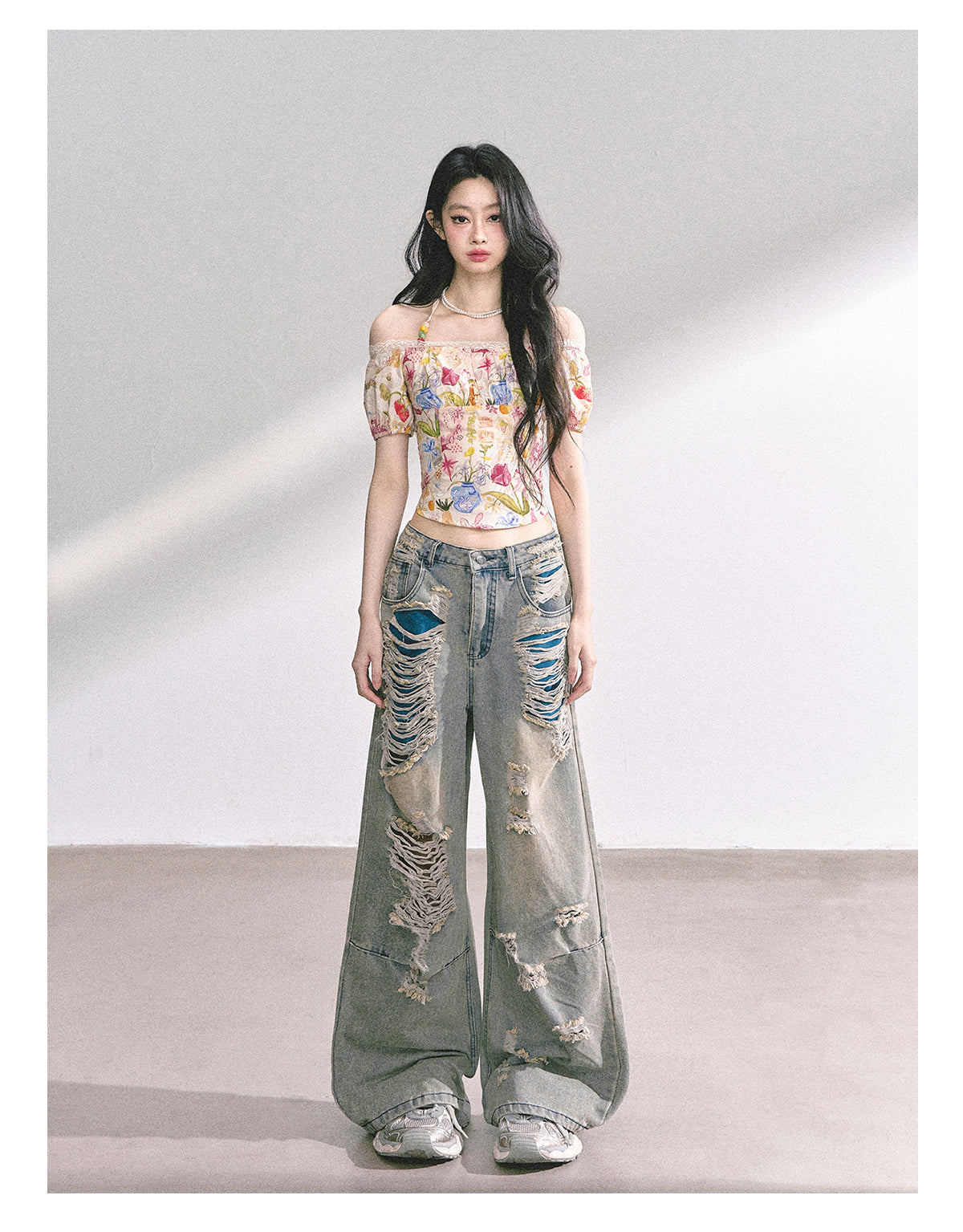 SHAOYEYAN American Streetwear Ripped Jeans