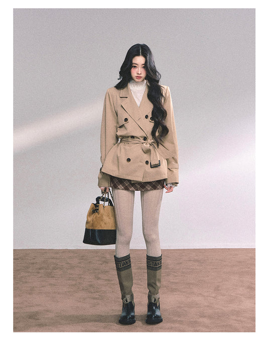 ShaoYeYan Herli Heiress Loose Fit Trench Coat