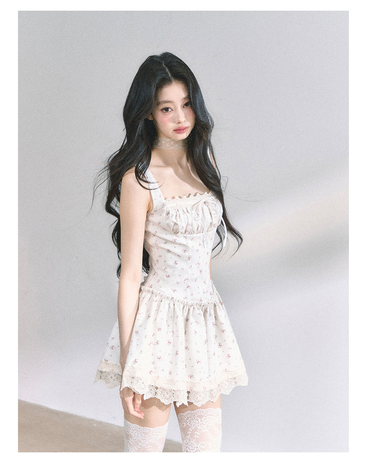 SHAOYEYAN French Lace Babydoll Dress