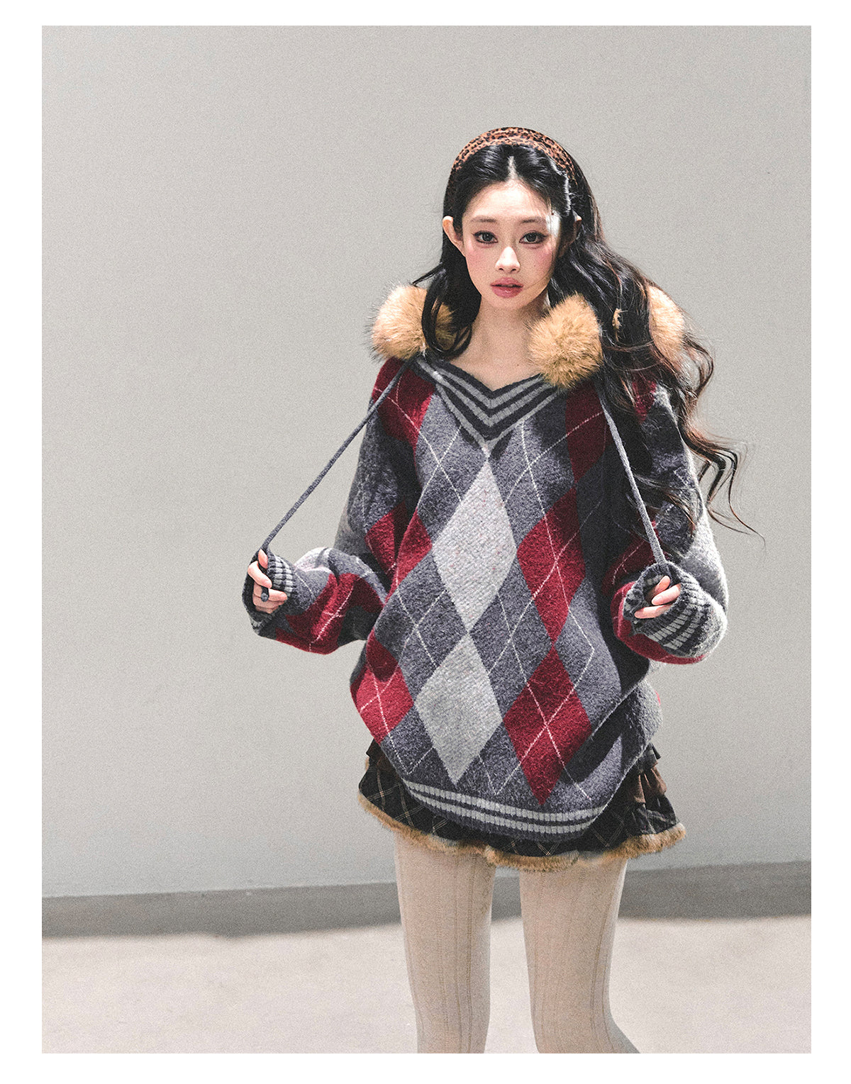 ShaoYeYan Winter Warmth American Academia Sweater