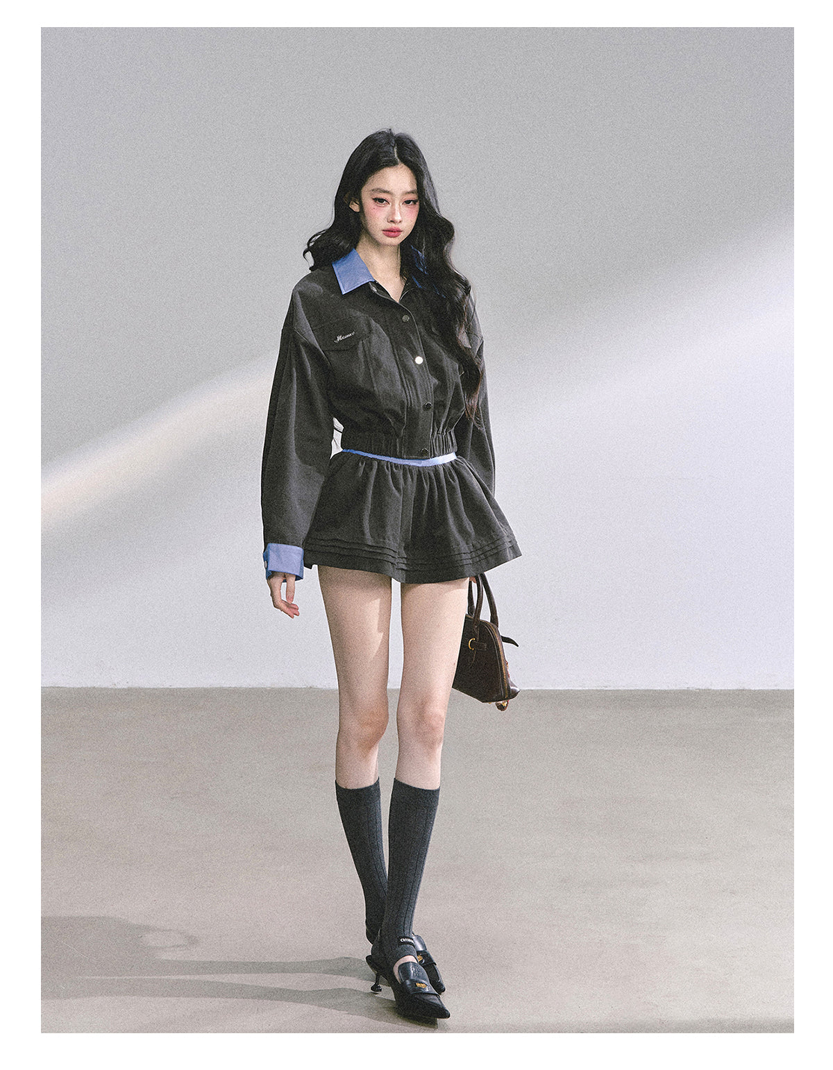 SHAOYEYAN Audrey-Inspired Two-Piece with Blazer and Mini Skirt