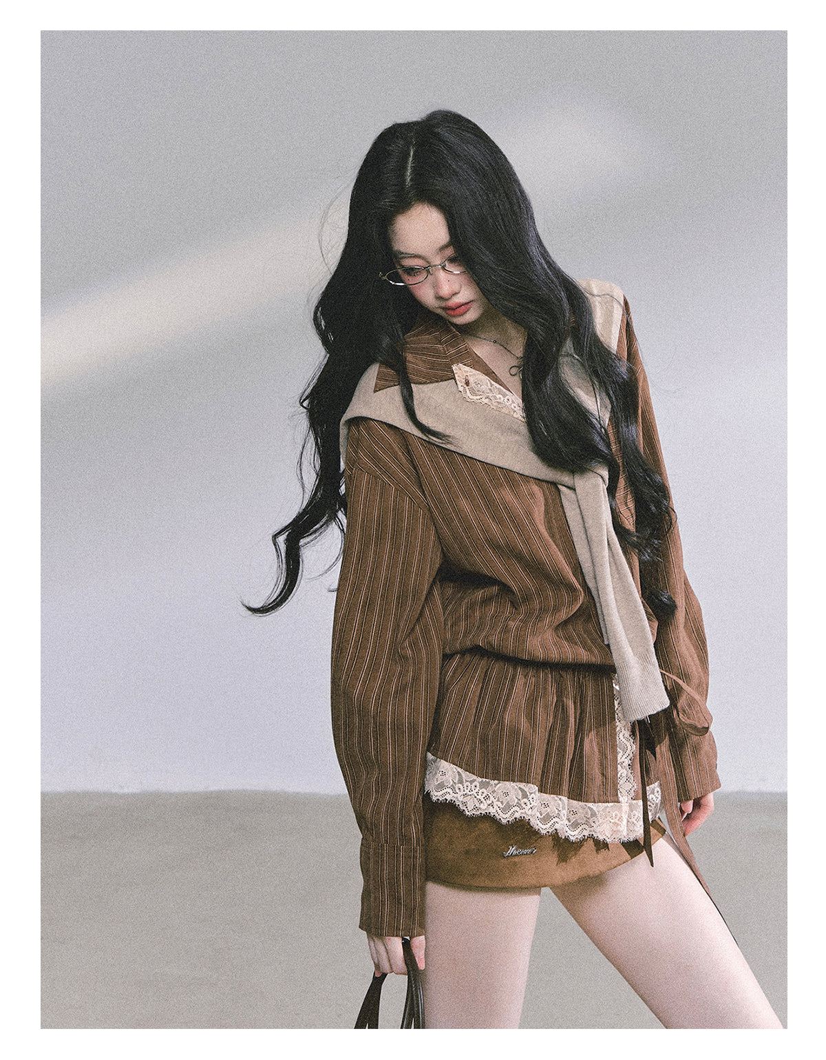 ShaoYeYan Chic Intellectual French Lace Blouse