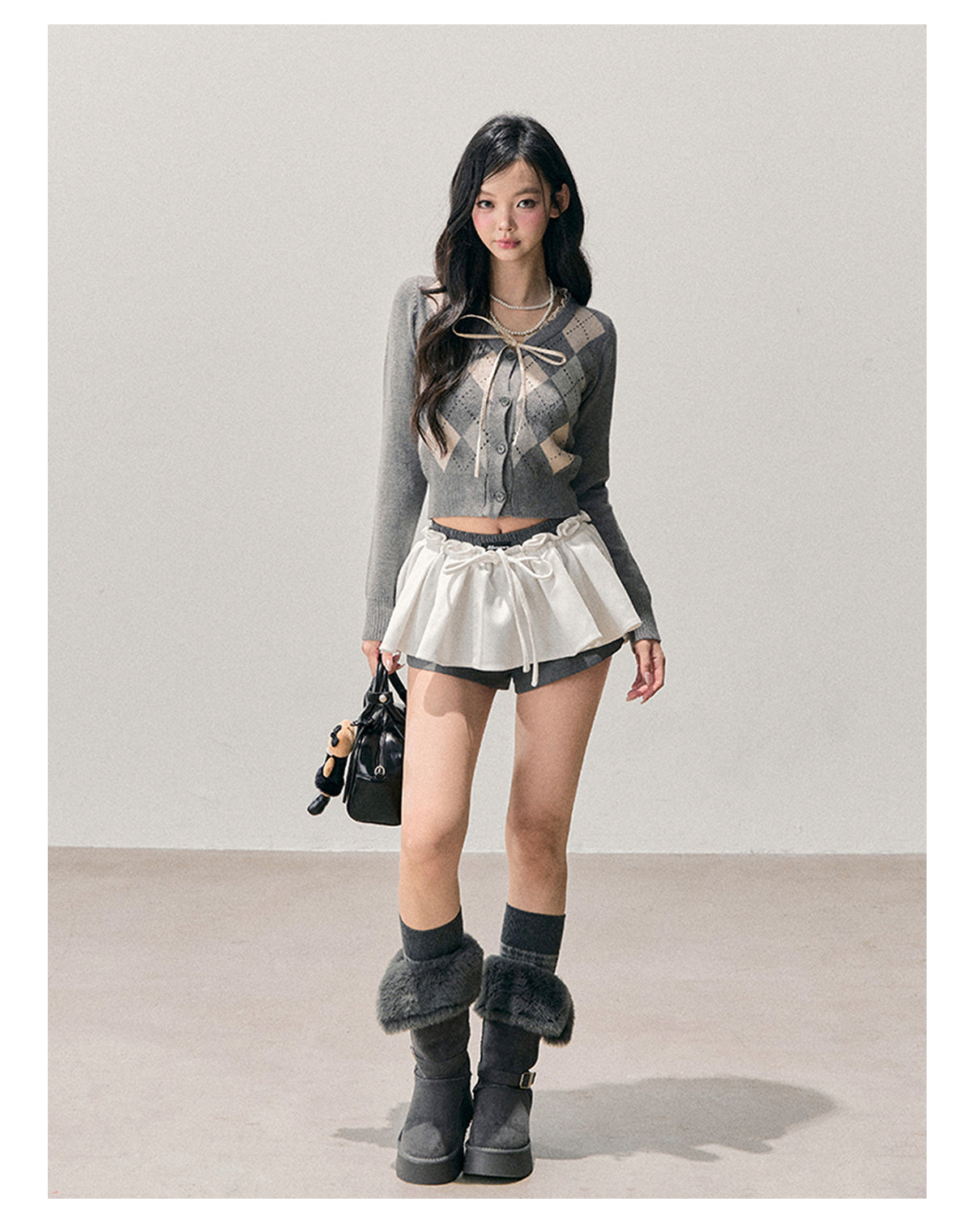 ShaoYeYan Aomalm Intoxicated Sobriety French Cardigan