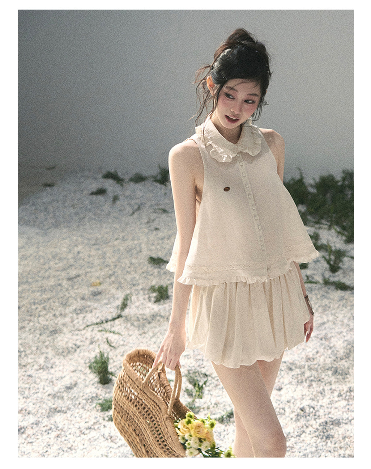 ShaoYeYan Aomalm Soft Cloud French Lace Set
