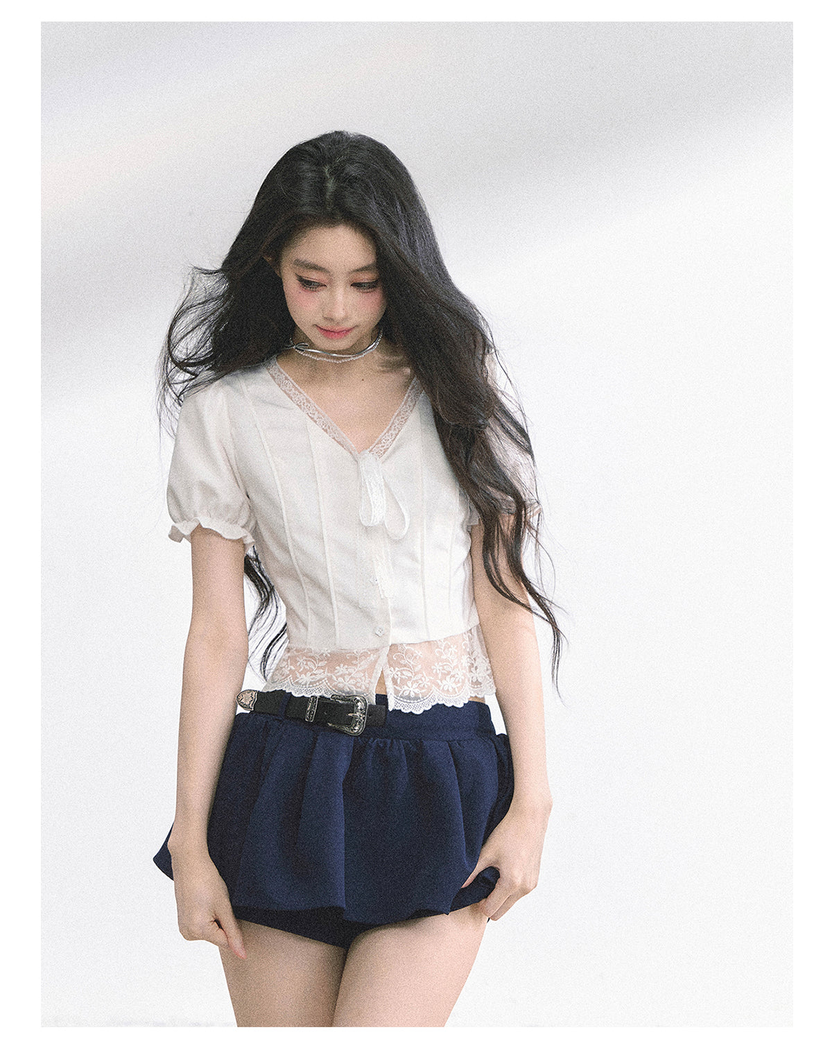 SHAOYEYAN French Lace Sun Protection Blouse