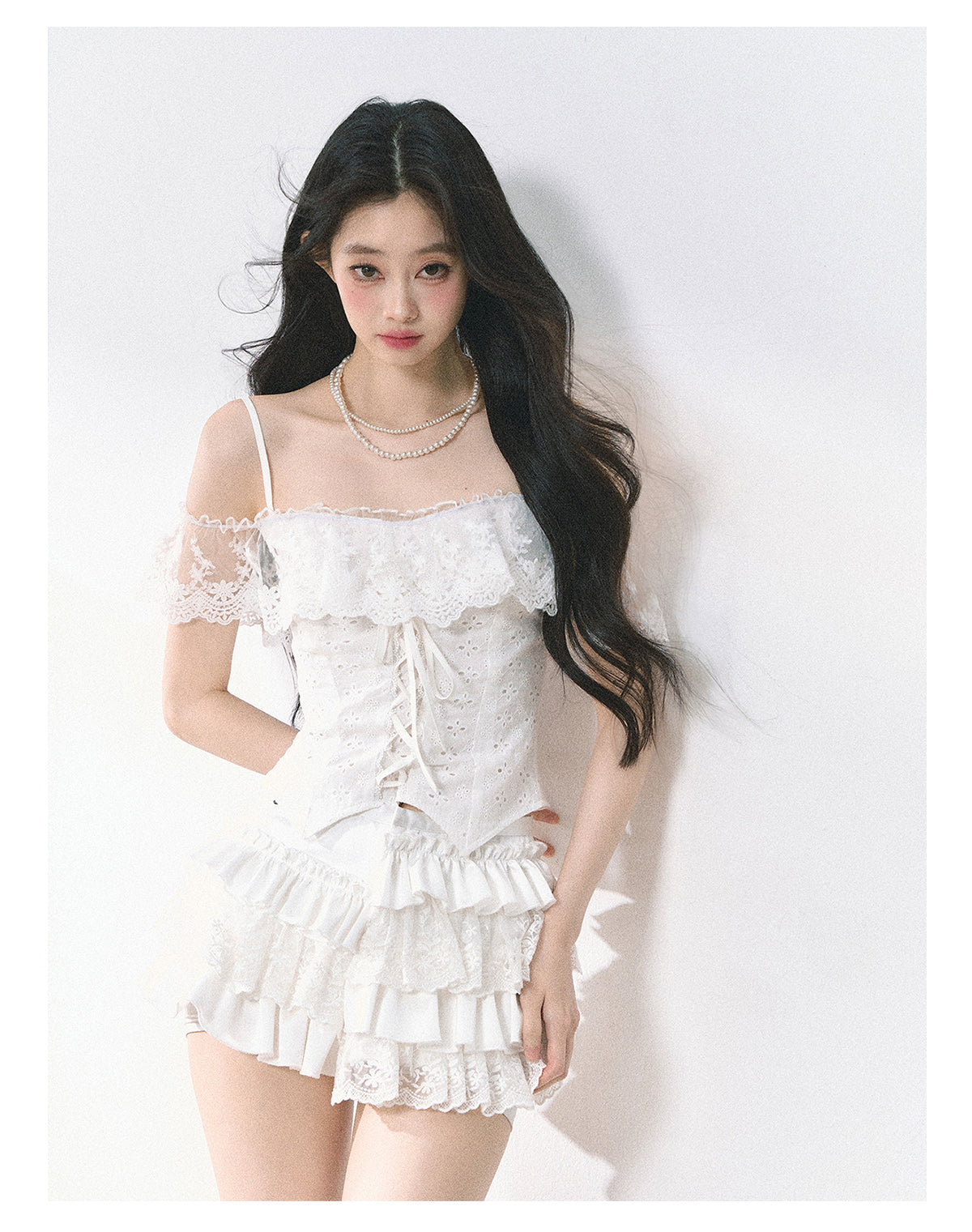 SHAOYEYAN French Lace Sleeveless Top