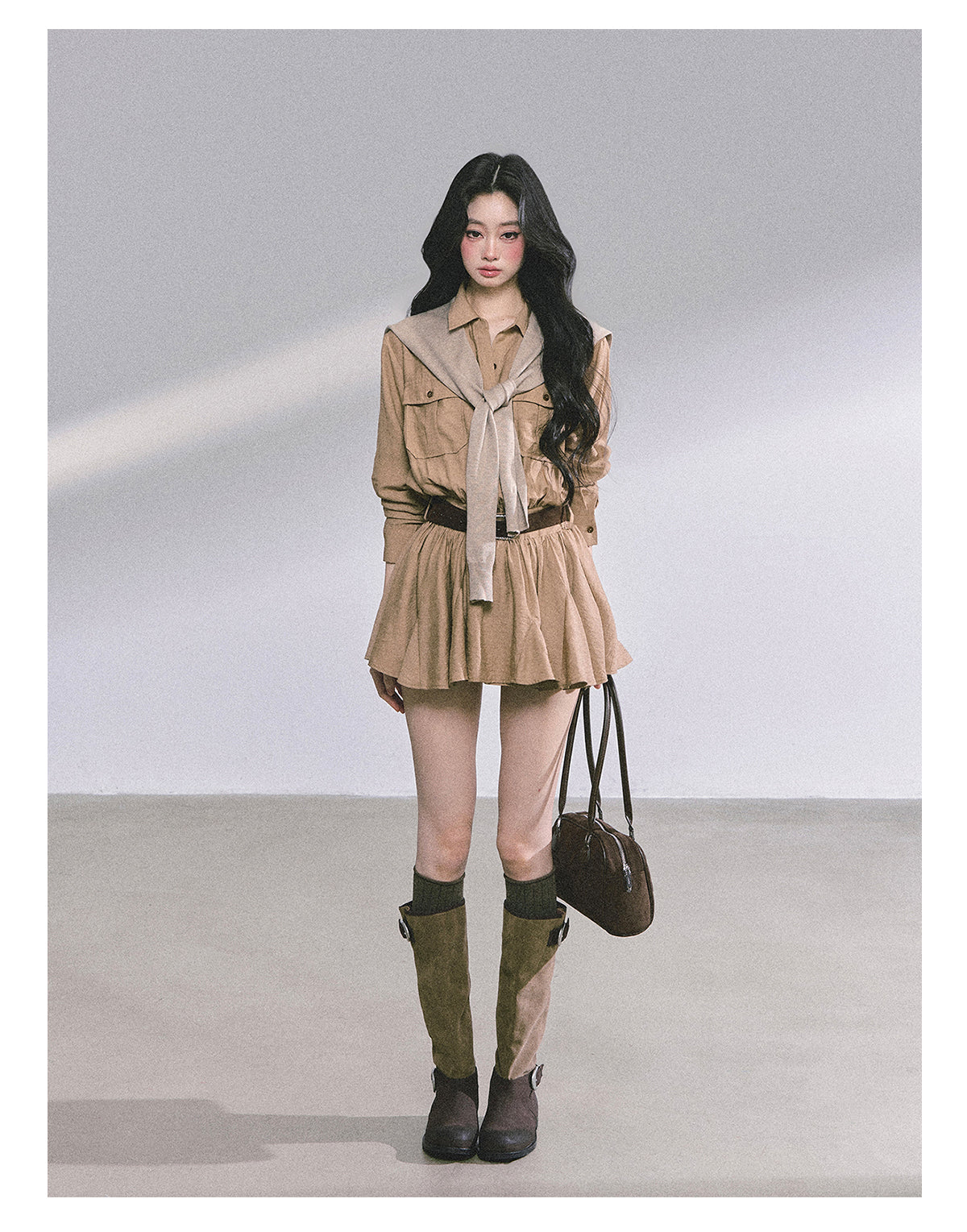SHAOYEYAN Waist-Defining Office Dress
