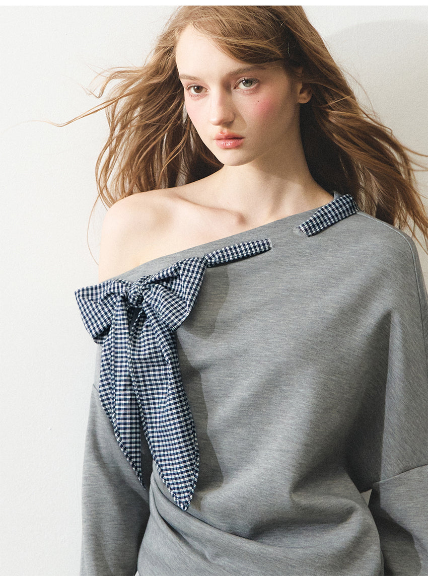 BOHOL BLING "Deconstructed Gray" Knit Set