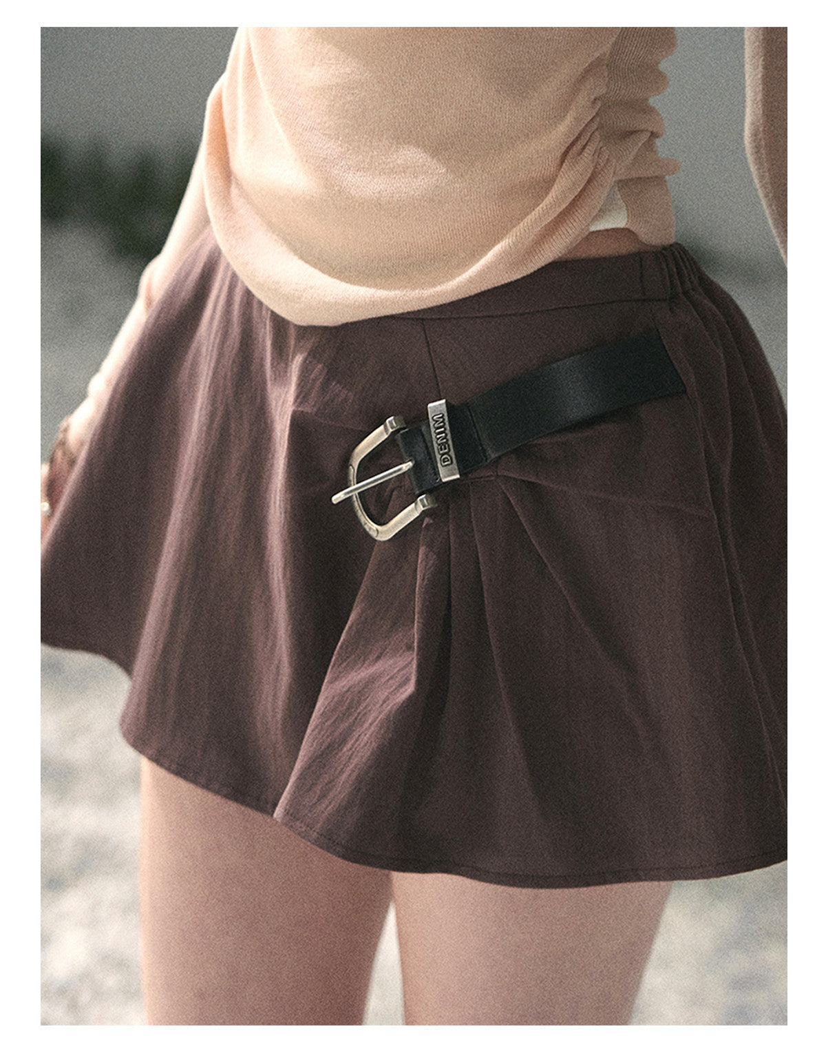 ShaoYeYan Aomalm Corridor Wind Chimes French Sweet A-Line Skirt