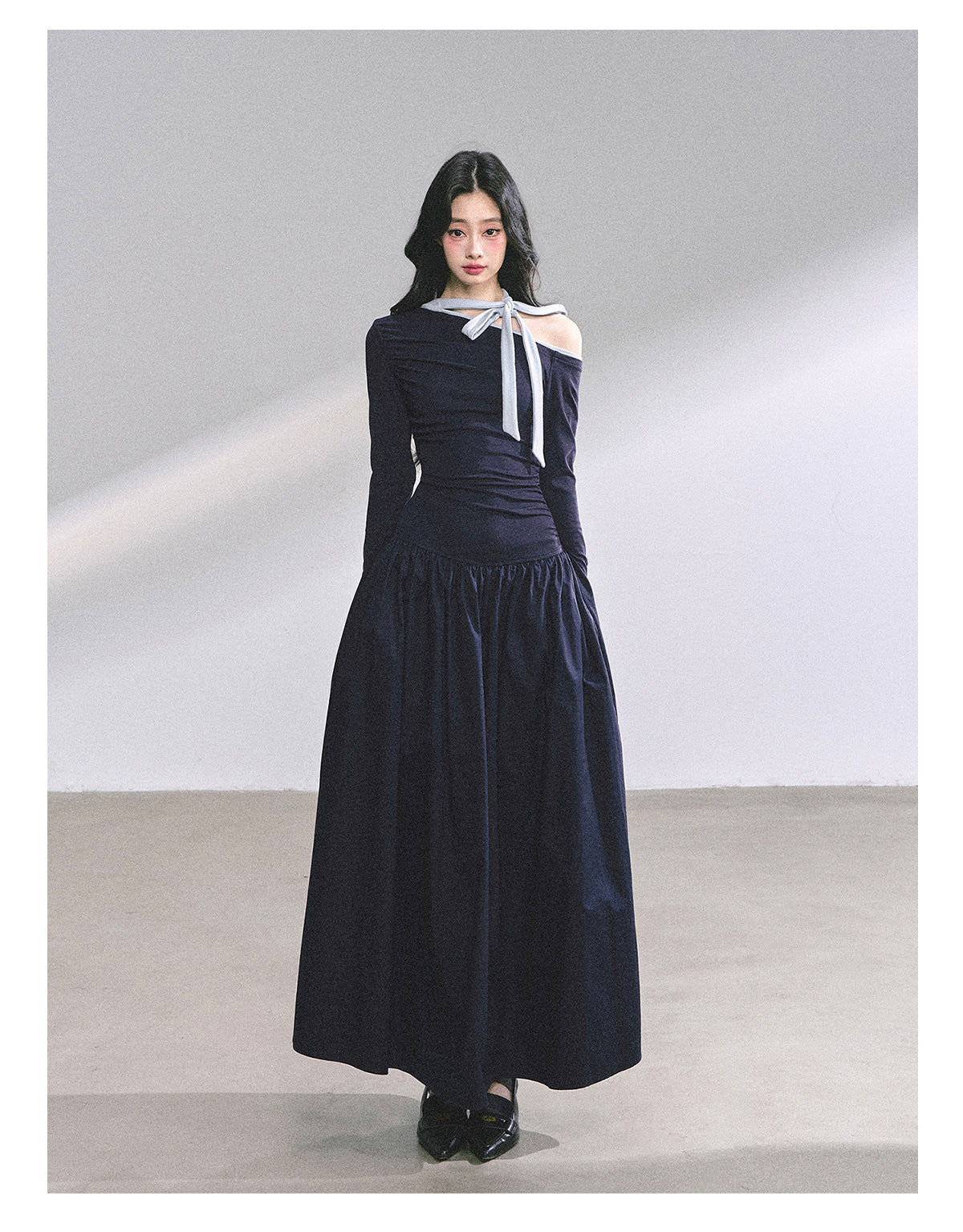 SHAOYEYAN Asymmetric One-Shoulder Bodycon Dress