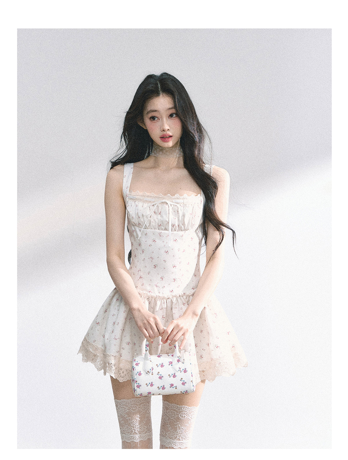 SHAOYEYAN French Lace Babydoll Dress