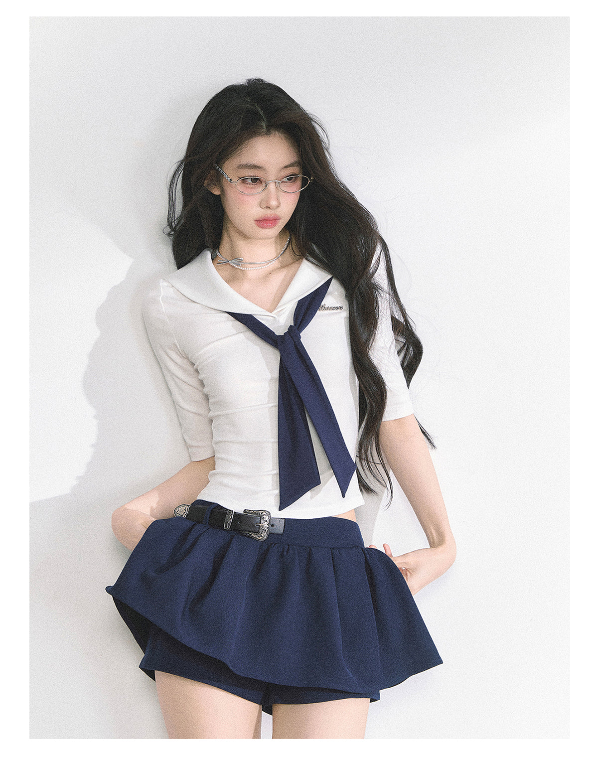 SHAOYEYAN American College Style Shirt (with non-detachable tie)