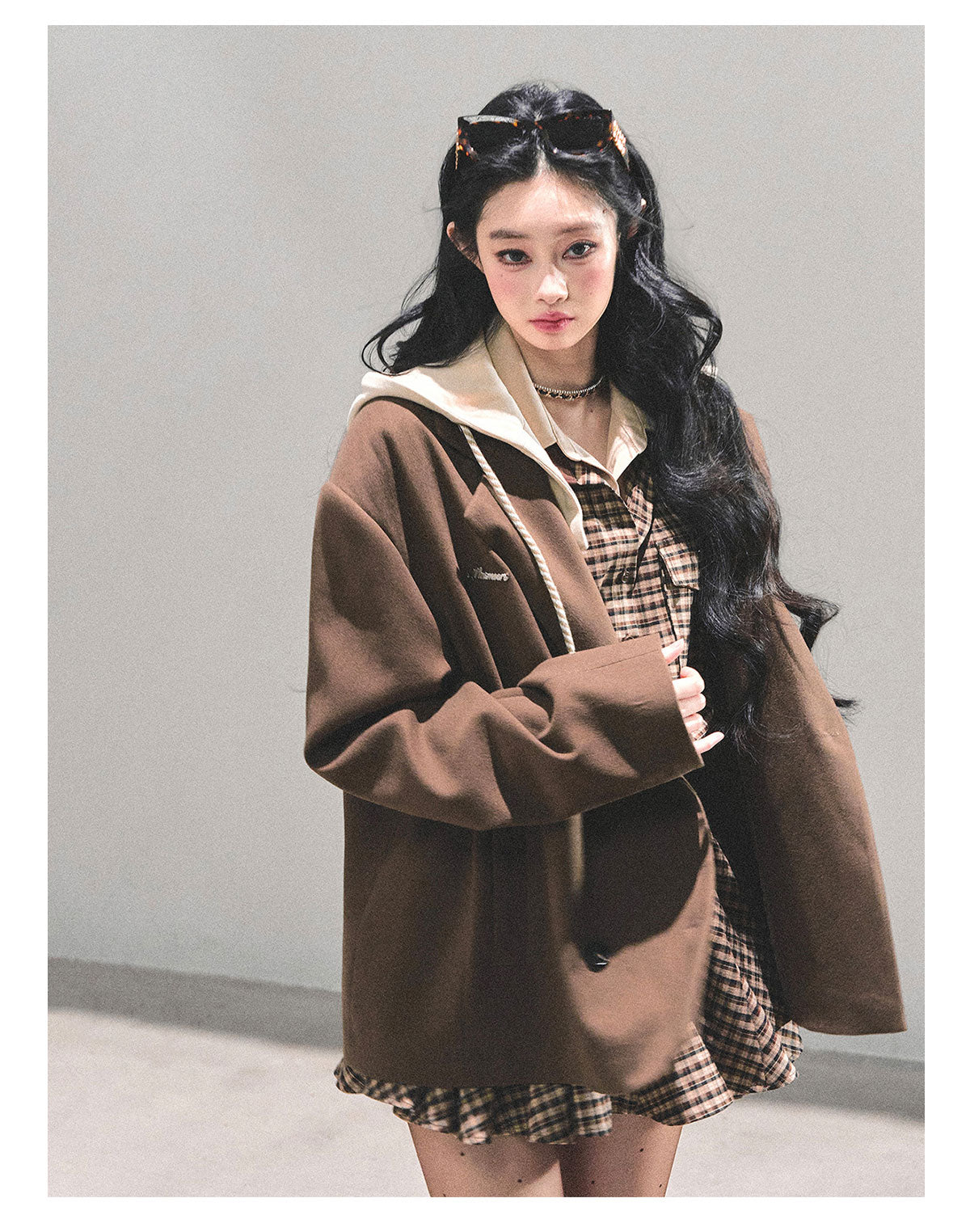 ShaoYeYan Minimalist Silhouette Fake Two-Layer Blazer