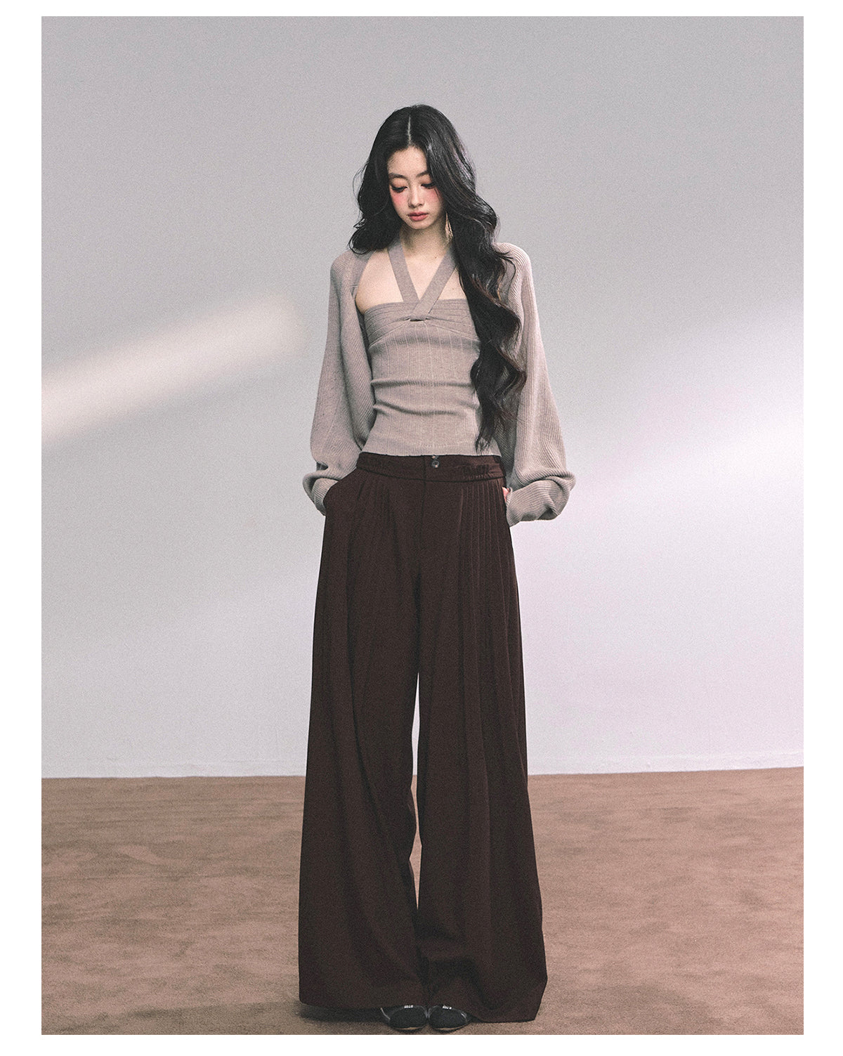 ShaoYeYan Spoiled Heiress French Knit Set