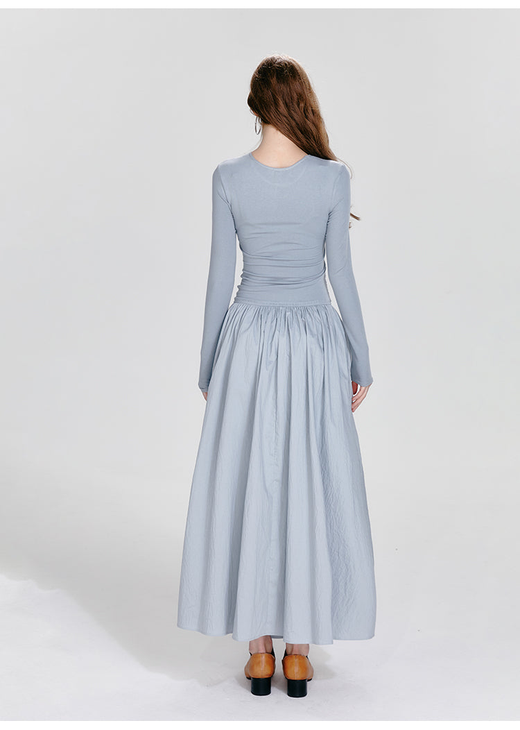 BOHOL BLING "Ballet Noir" Asymmetrical Ruffle Dress