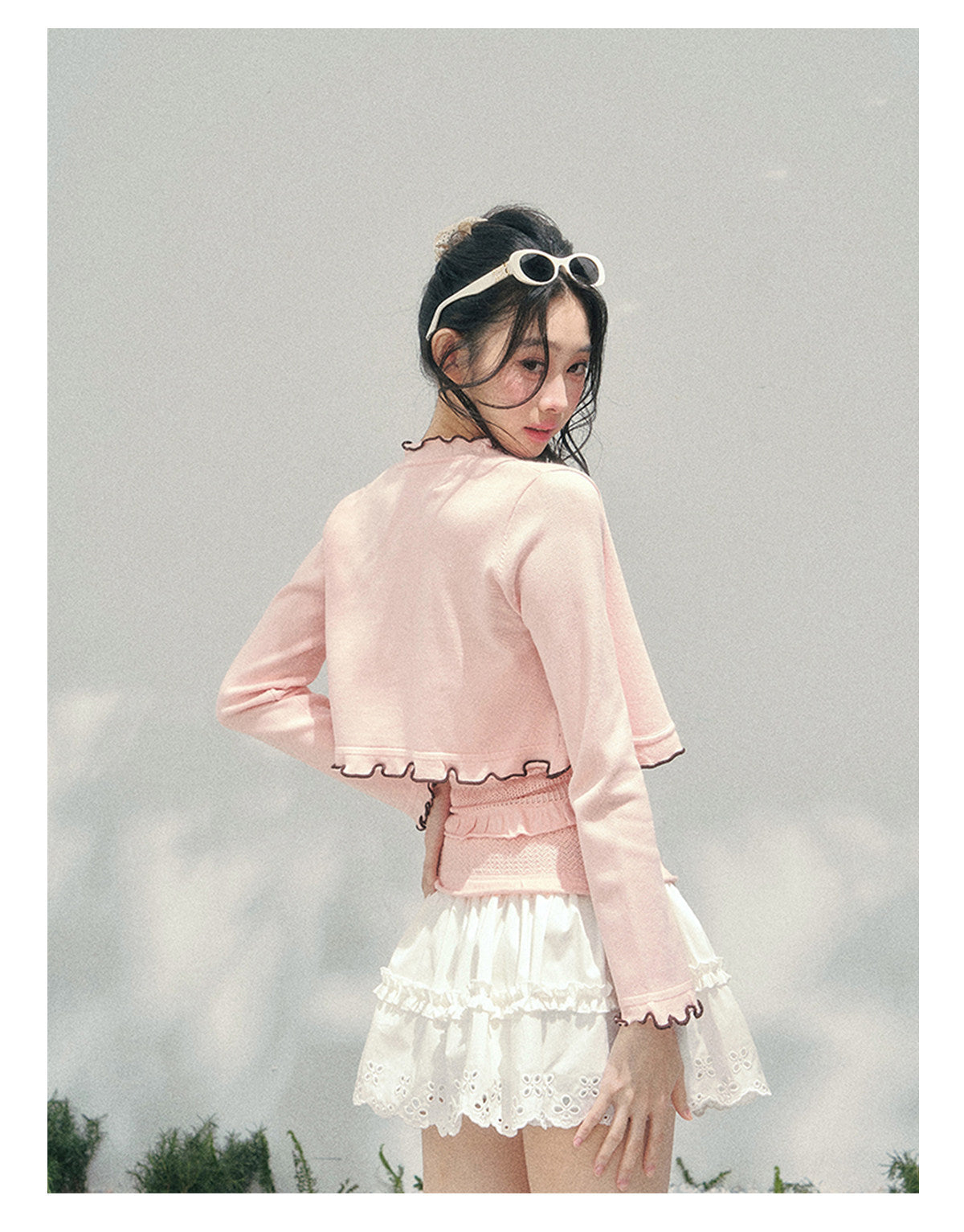 ShaoYeYan Aomalm Passing Through Her Dream French Sweet Knit Set