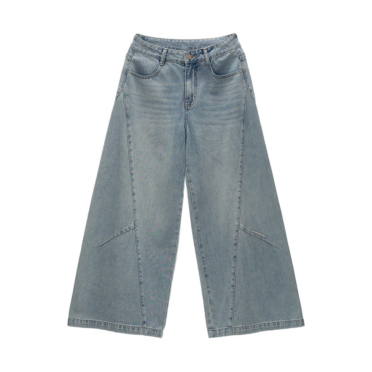 MAMC Washed Wide-Leg Jeans