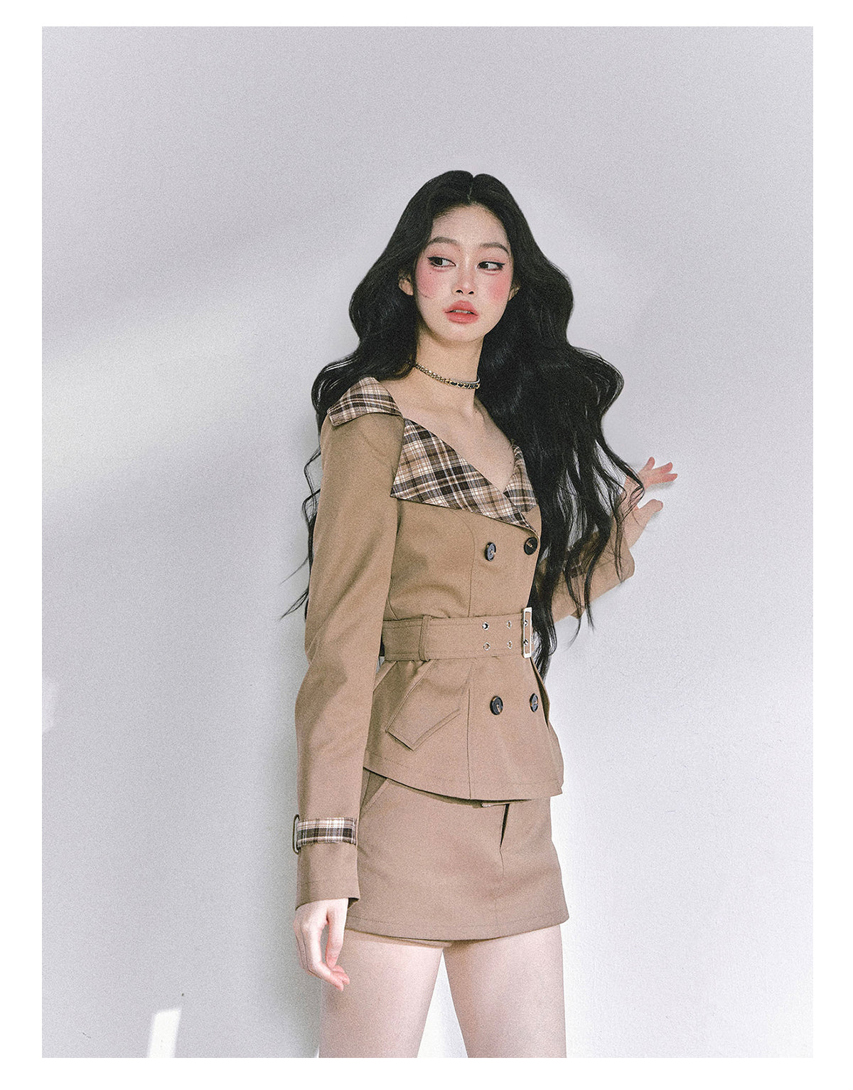 ShaoYeYan Audrey Hepburn Style Two-Piece Set