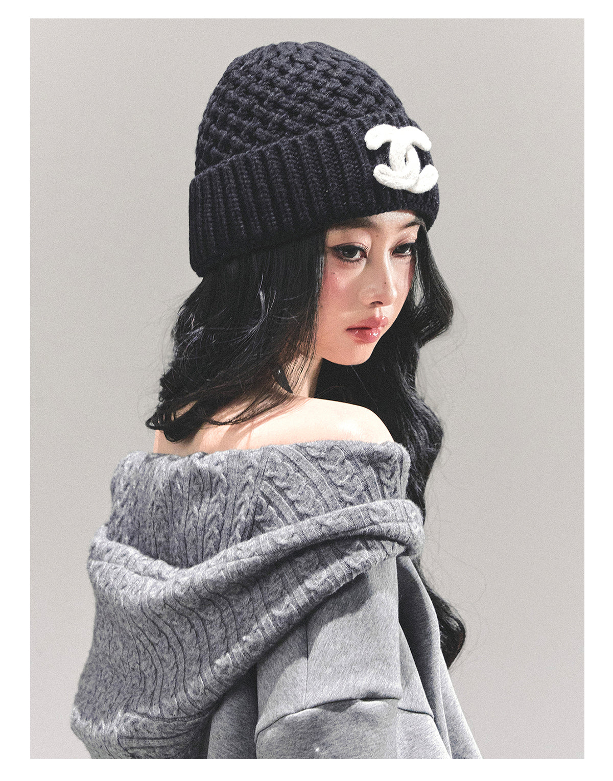 SHAOYEYAN Fake Two-Piece Oversized Hoodie Dress (with belt)