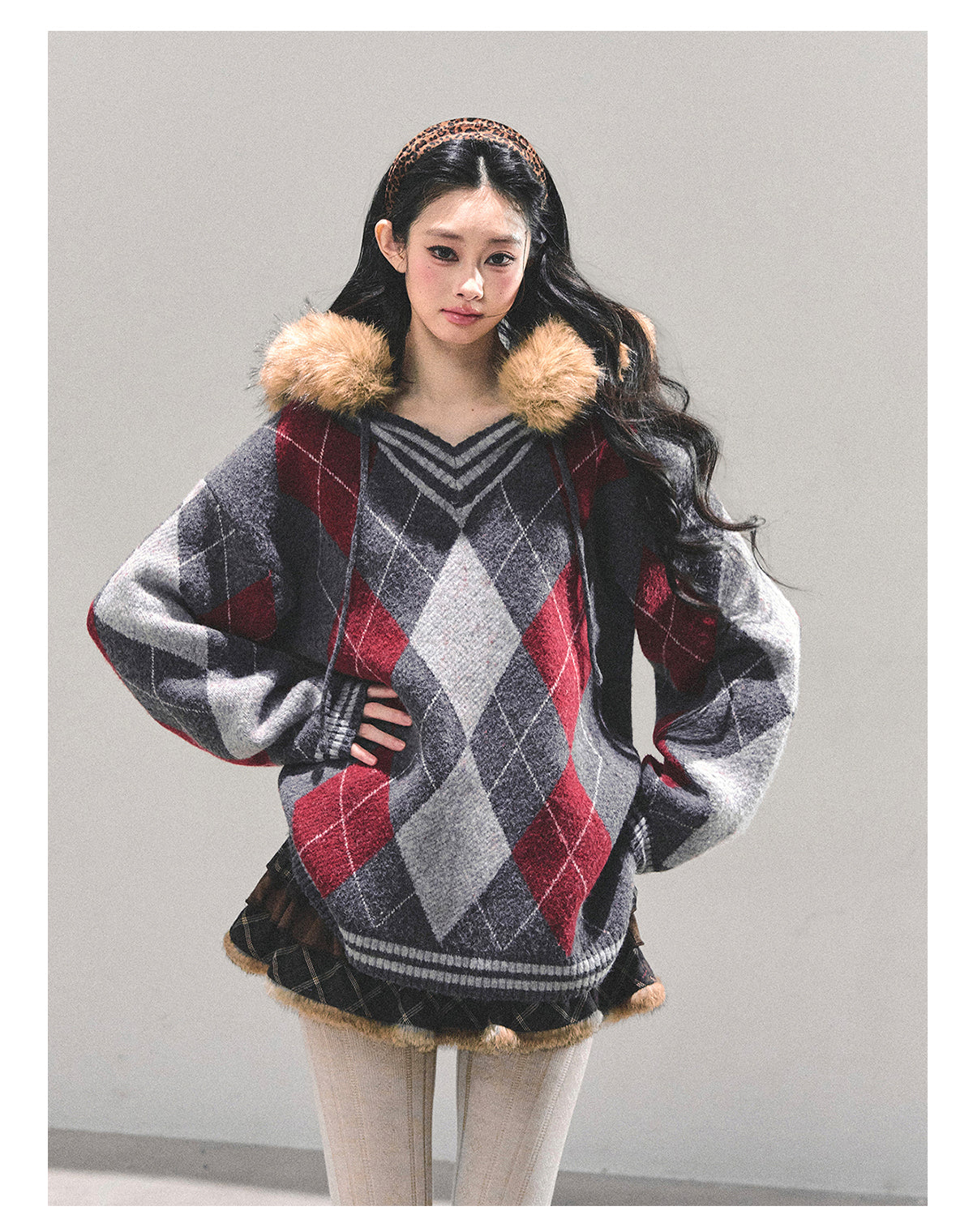 ShaoYeYan Winter Warmth American Academia Sweater