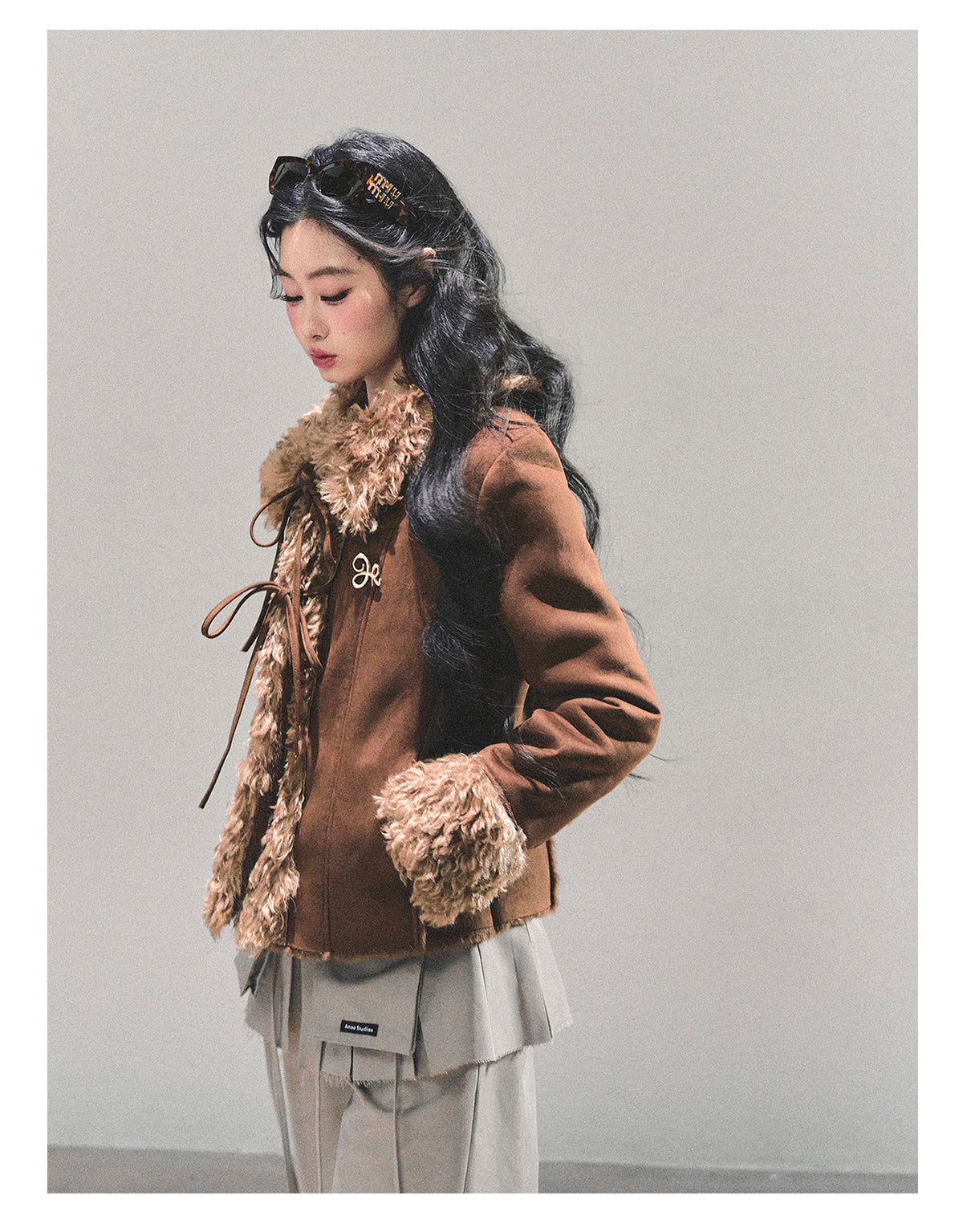 ShaoYeYan She Melts Into Winter Fur-Trimmed Coat