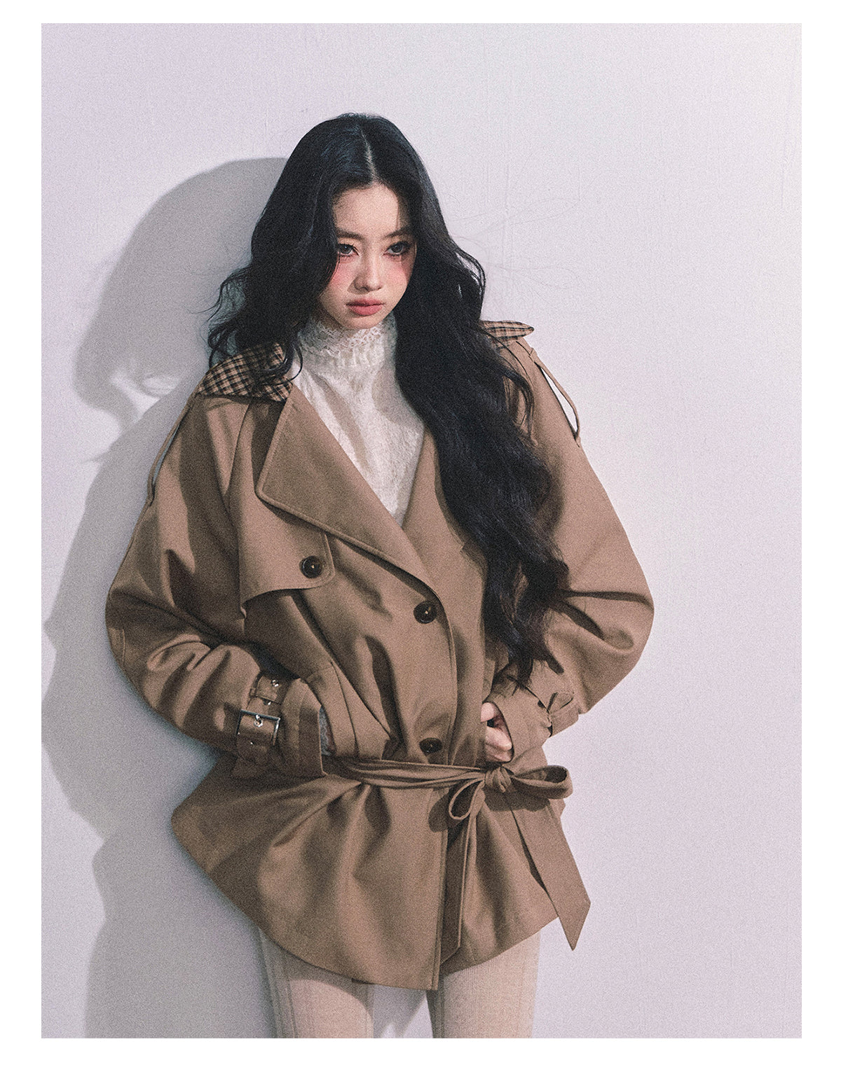 ShaoYeYan Zurich Trench Coat British Style Loose Fit Trench