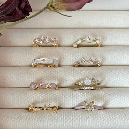 VIGVOG Eden Butterfly Ring Collection