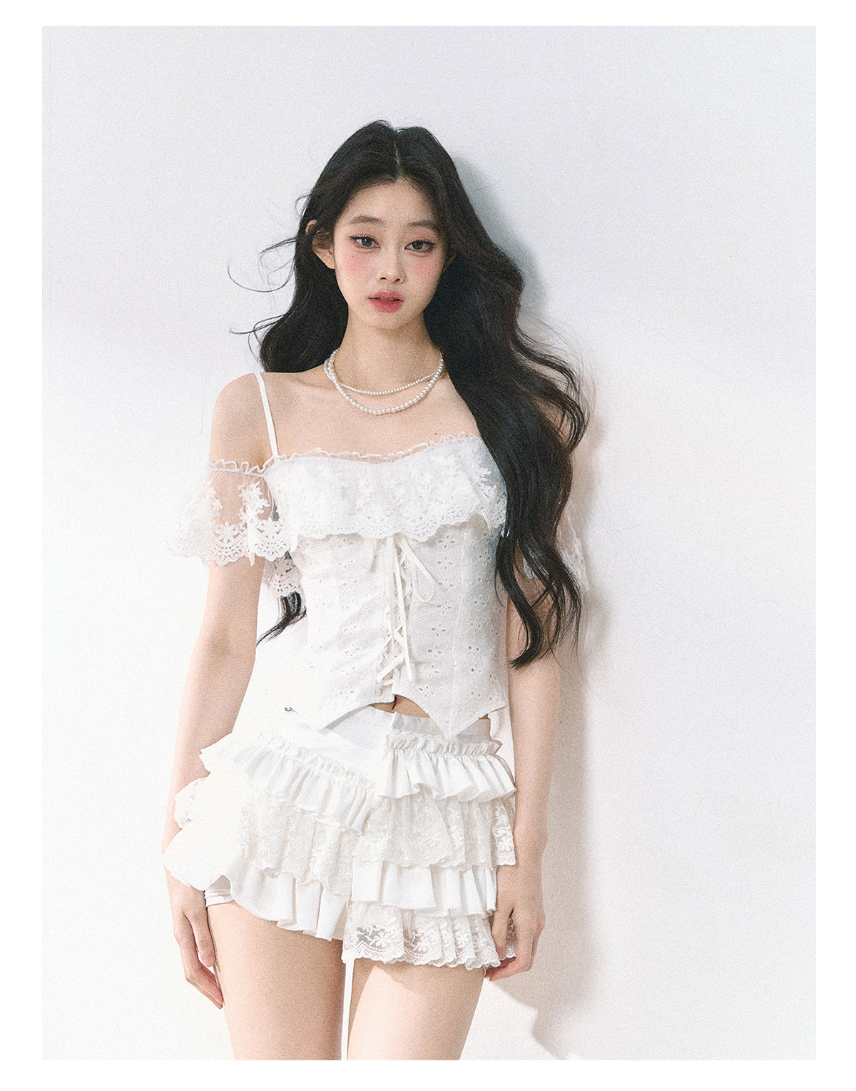 SHAOYEYAN French Lace Sleeveless Top