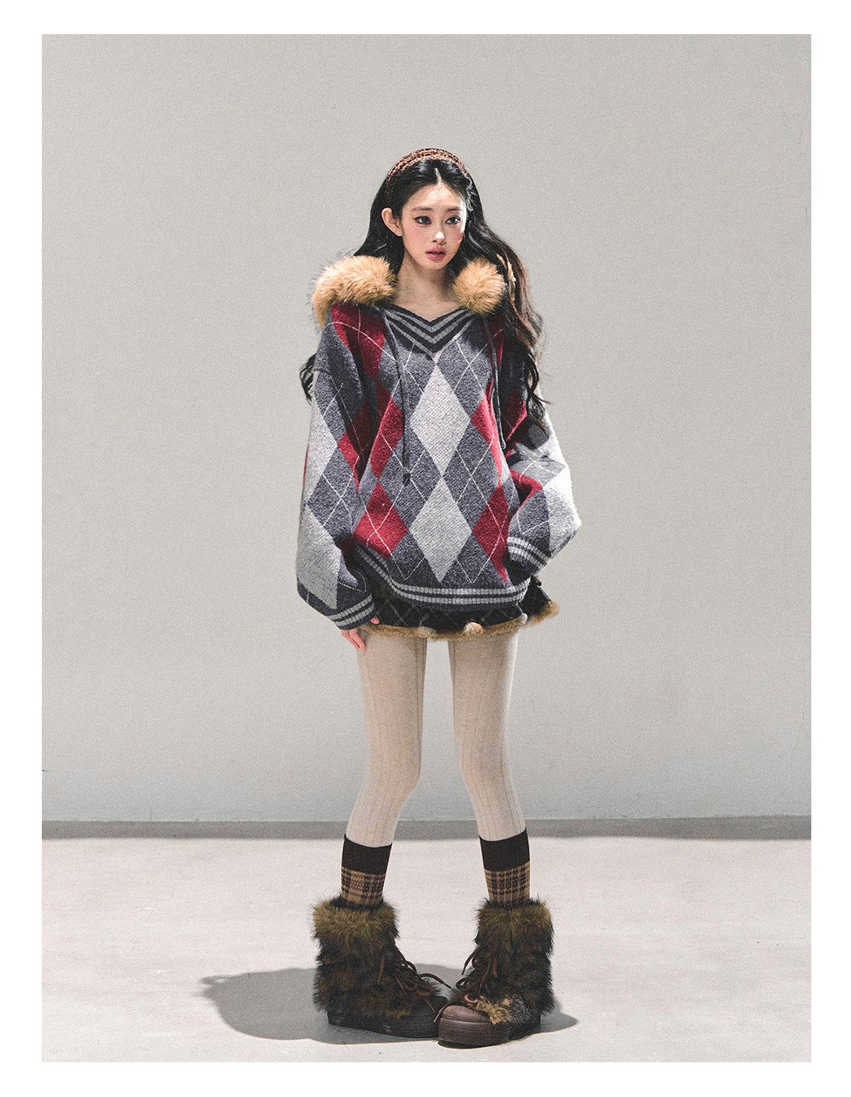 ShaoYeYan Winter Warmth American Academia Sweater