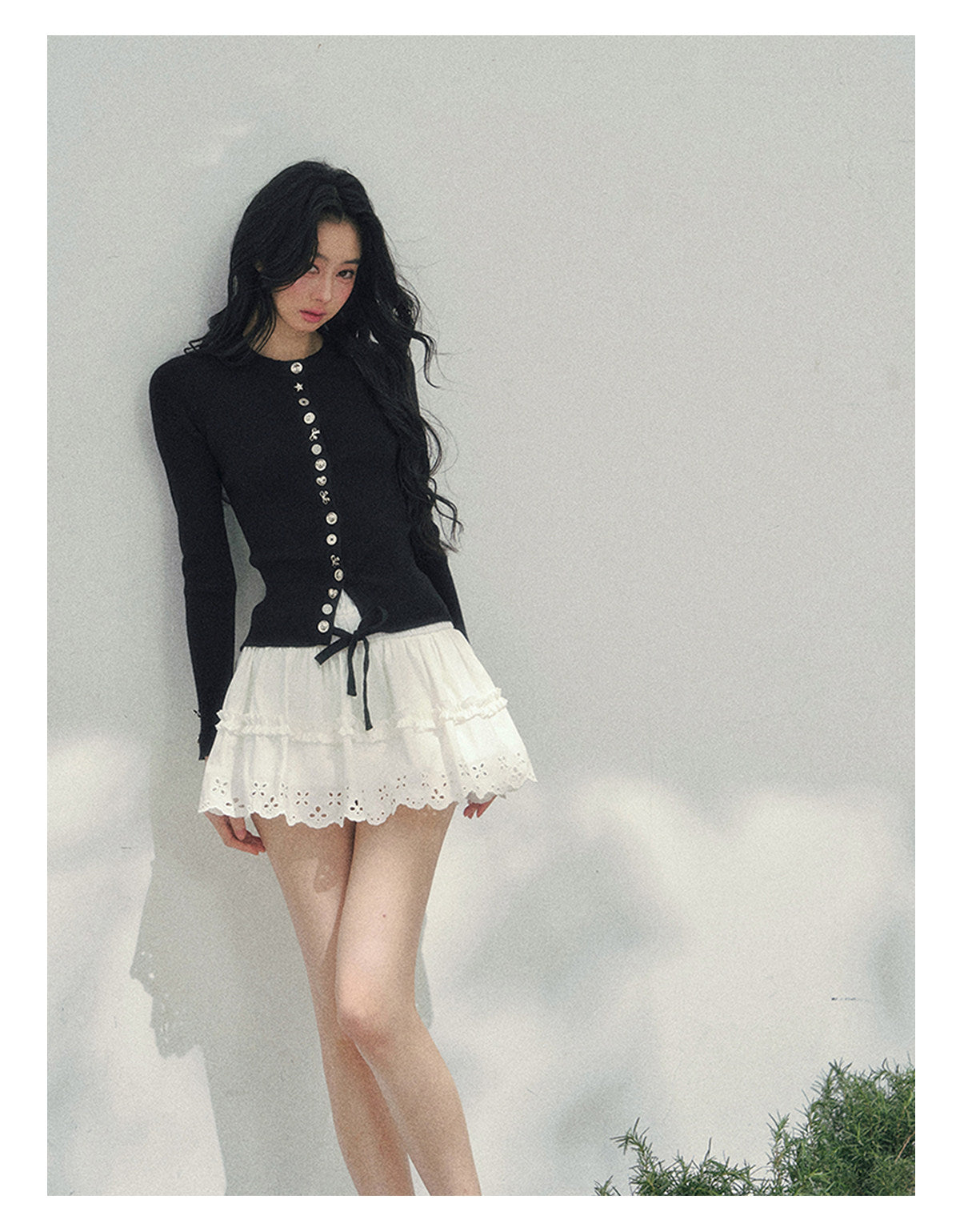 ShaoYeYan Aomalm Her Perspective Knit Cardigan