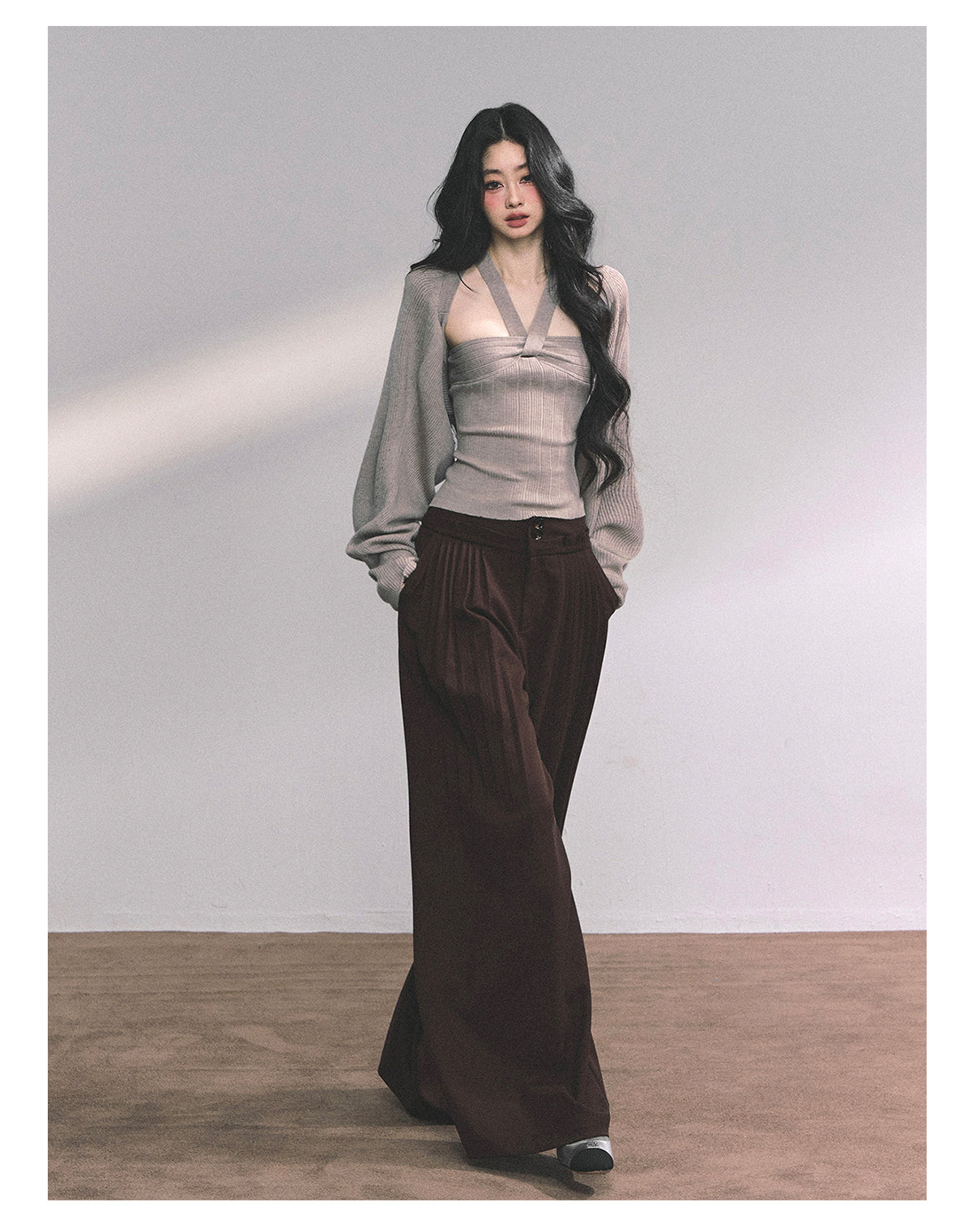 ShaoYeYan Spoiled Heiress French Knit Set