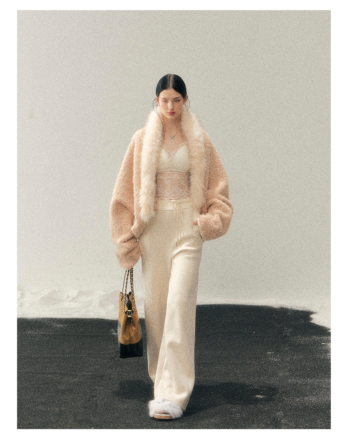 ShaoYeYan Aomalm Velvety Sigh French Plush Coat
