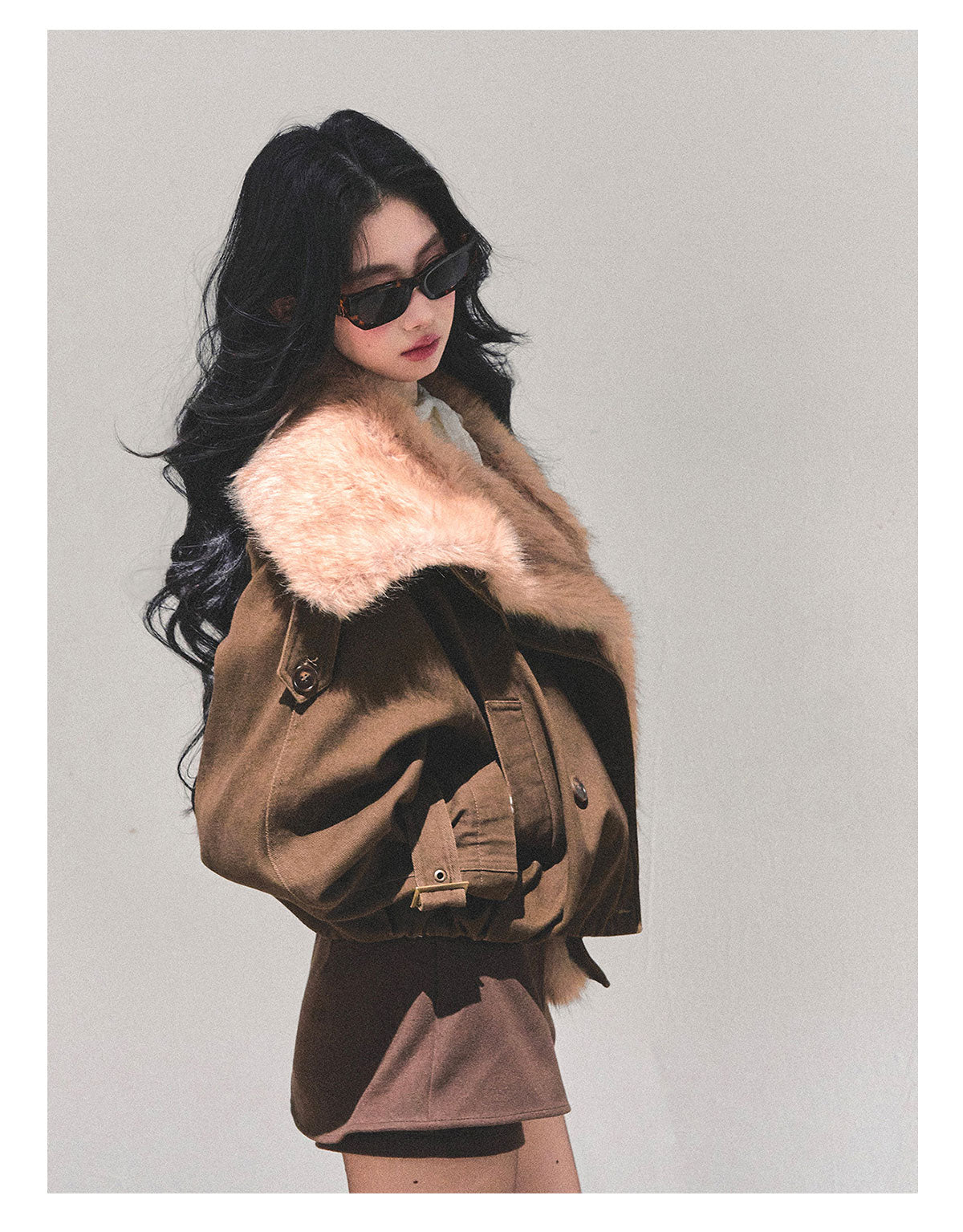 ShaoYeYan Winter Rendezvous Loose Plush Coat