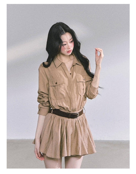 SHAOYEYAN Waist-Defining Office Dress