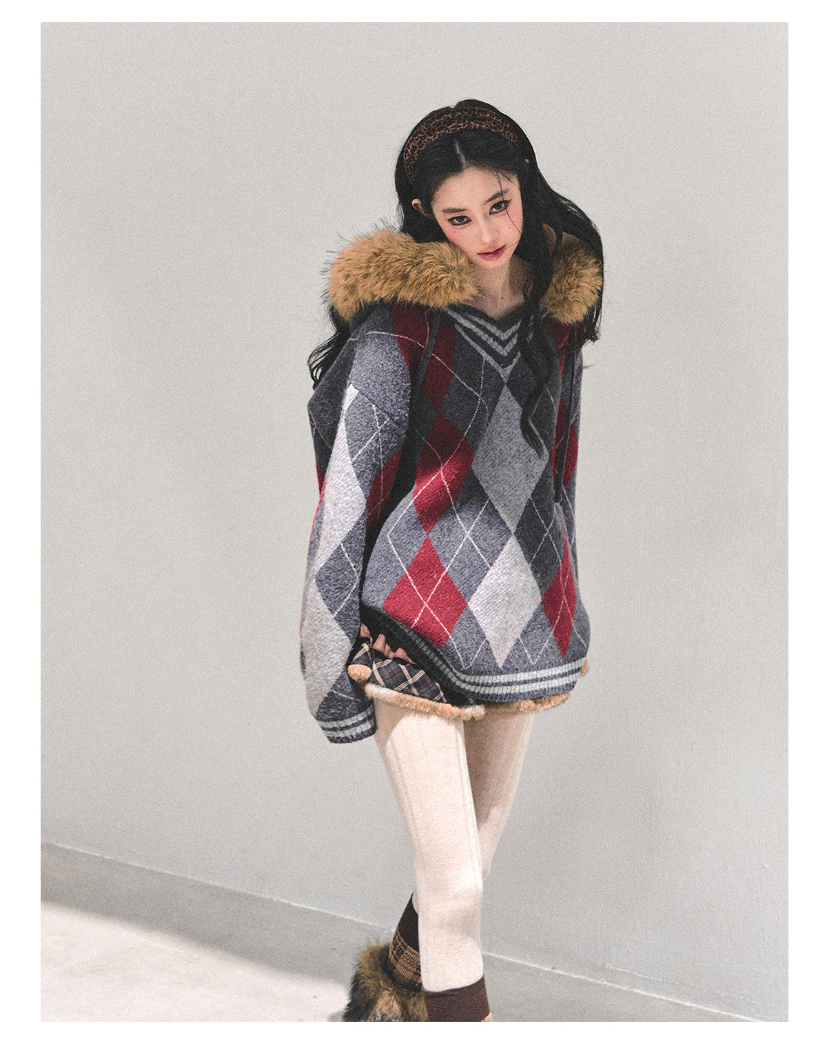 ShaoYeYan Winter Warmth American Academia Sweater