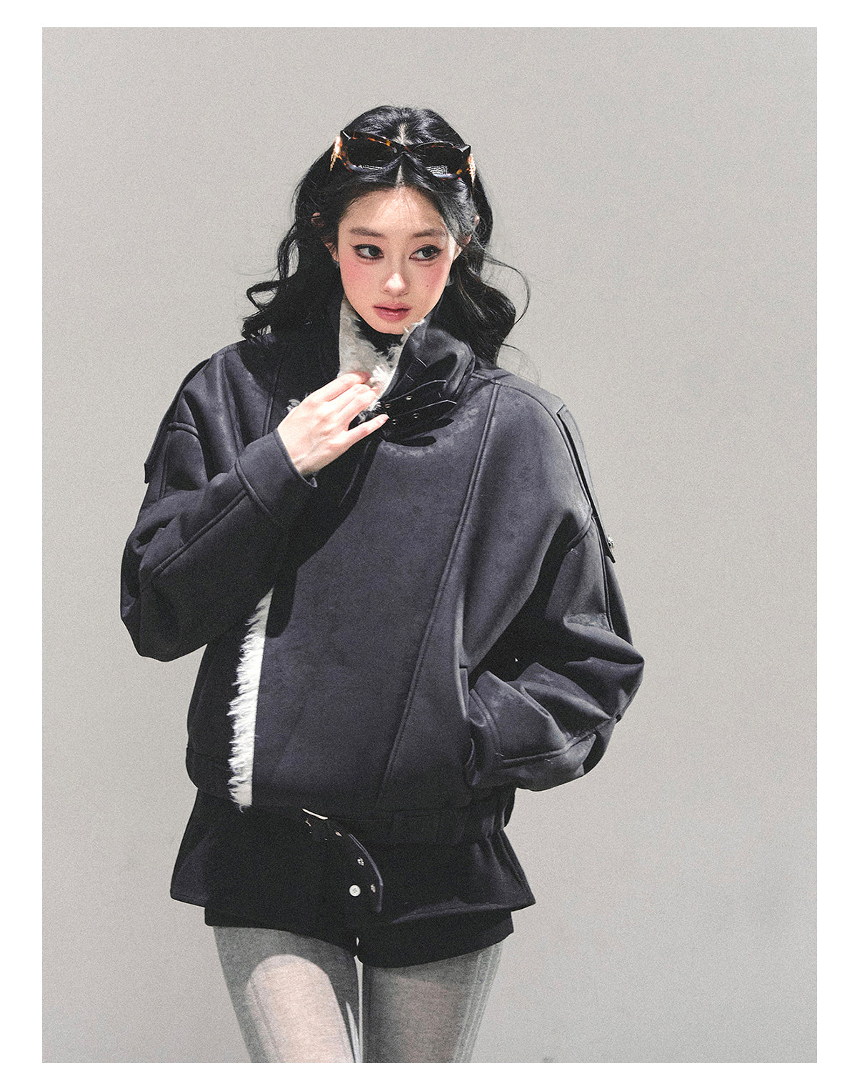 ShaoYeYan Time's Reef Fur-Trimmed Padded Coat