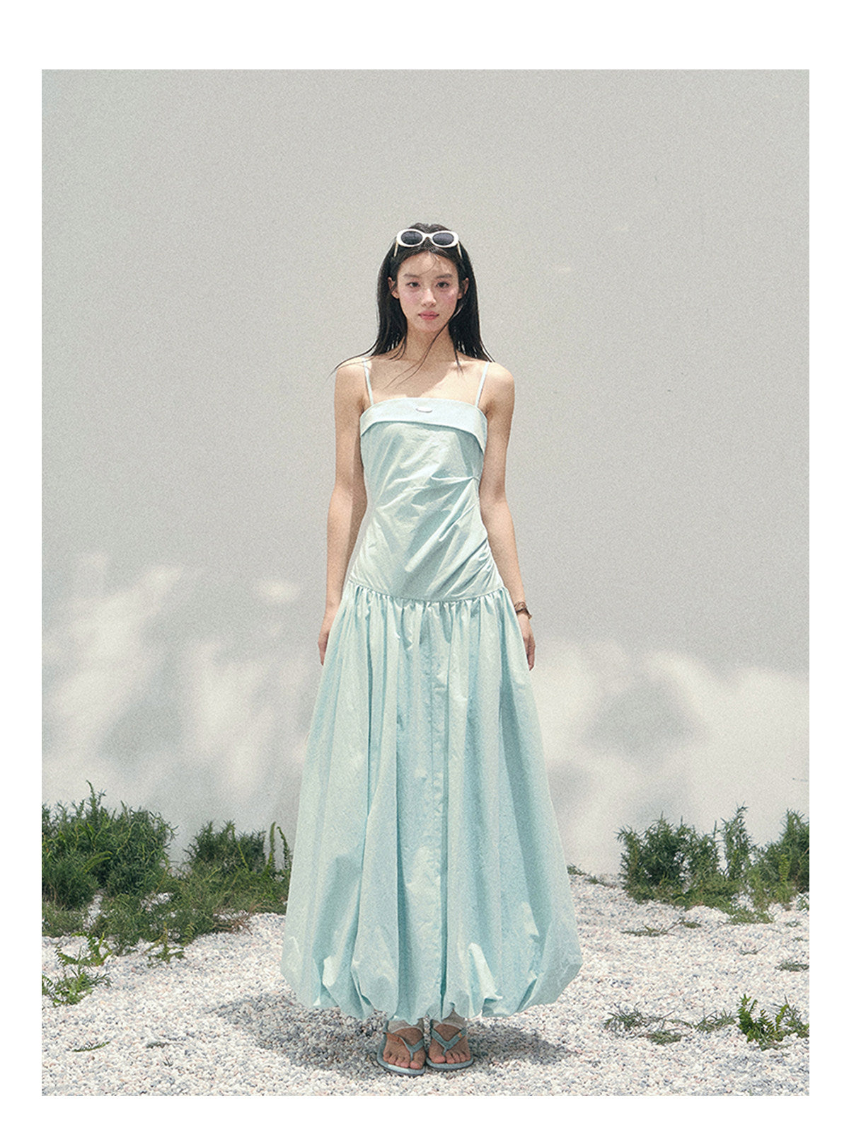 ShaoYeYan Aomalm She Passes Through Blooming Season Elegant Strap Dress