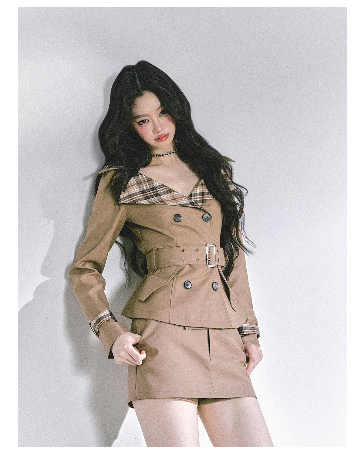 ShaoYeYan Audrey Hepburn Style Two-Piece Set