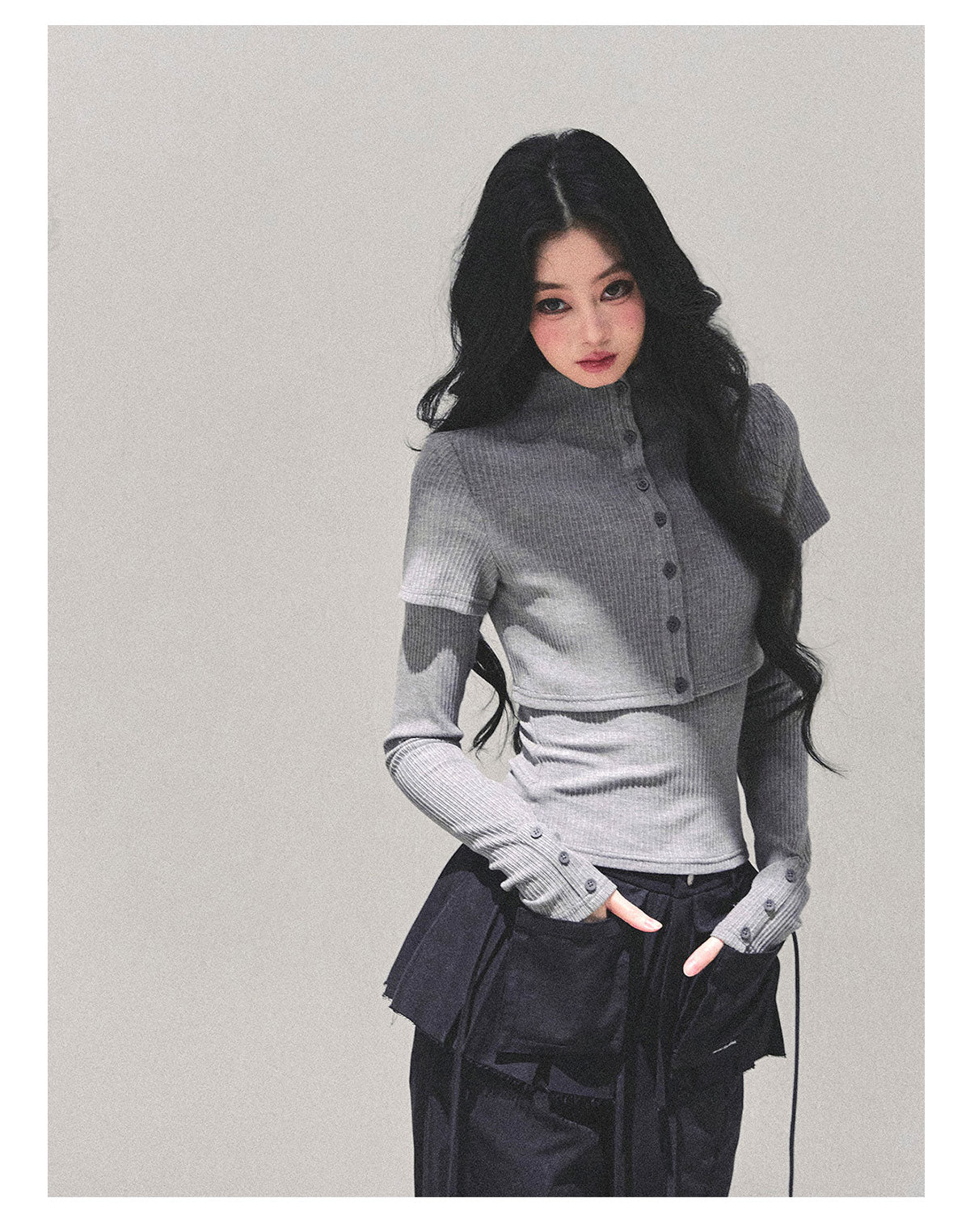 ShaoYeYan Soft Fall American Knit Set