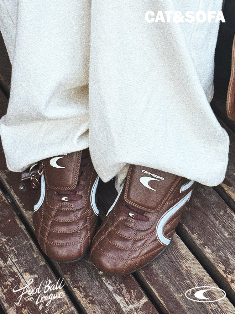 Cat&Sofa Retro Football Sneakers