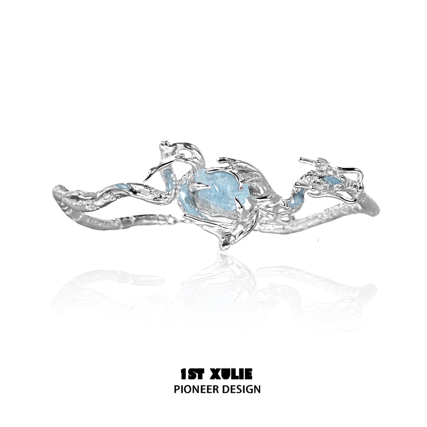 1STXULIE Spirit Dragon Silver Jewelry Collection