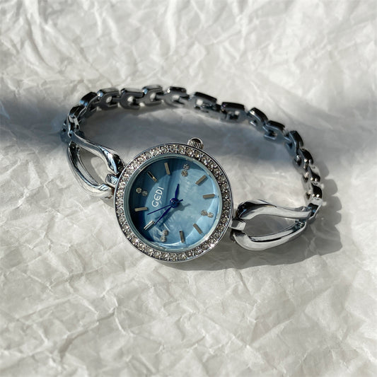SUBTIME Haze Blue Mother-of-Pearl Watch