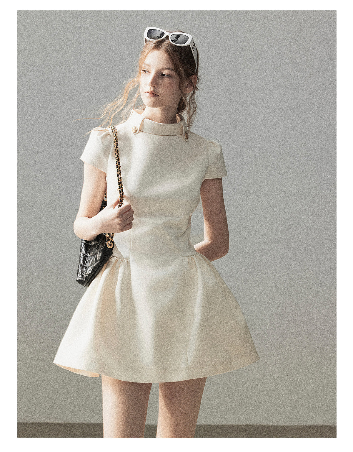 ShaoYeYan Aomalm Light Above the Clouds French Satin Dress