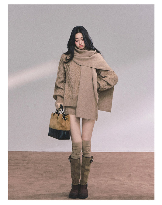 ShaoYeYan Zurich Exchange Student Korean Lazy Style Set