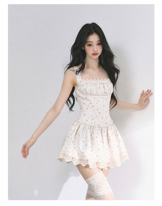 SHAOYEYAN French Lace Babydoll Dress