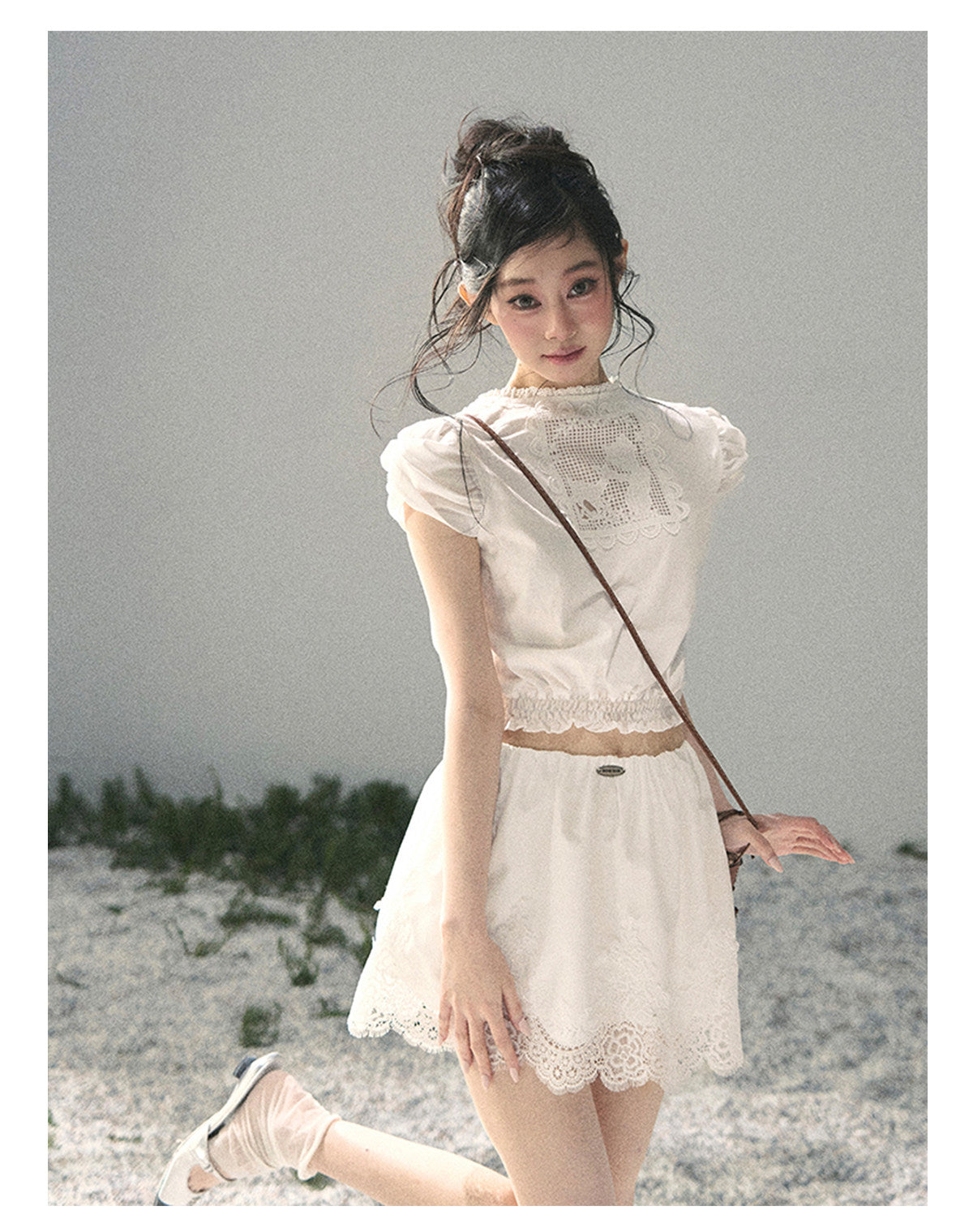 ShaoYeYan Aomalm Whisper of the Roses Early Summer Reversible Lace Set