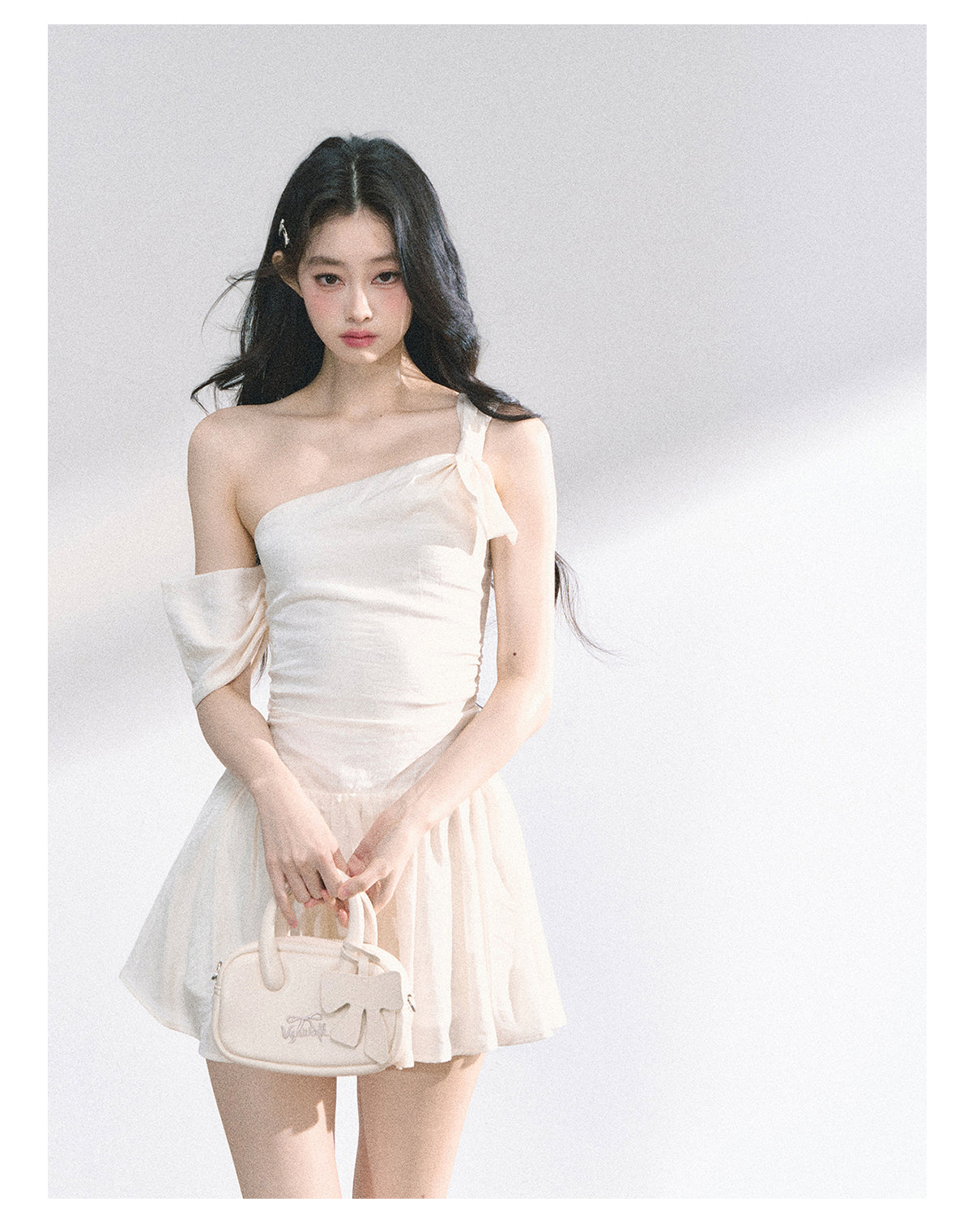 SHAOYEYAN French Off-Shoulder Bodycon Dress