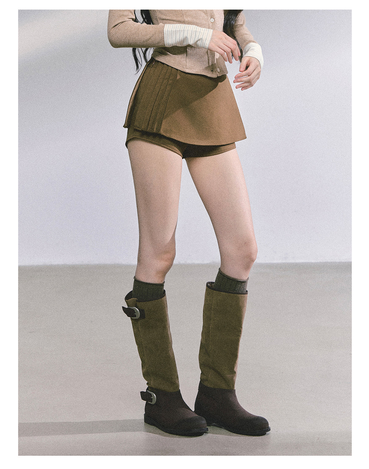 SHAOYEYAN Elegant Blazer and Skirt