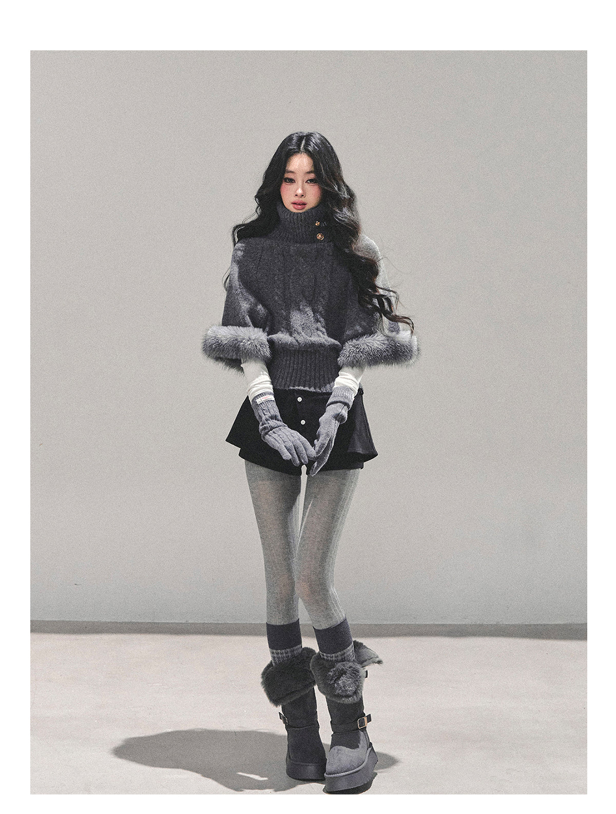 ShaoYeYan Only She Remains Awake Mohair Sweater