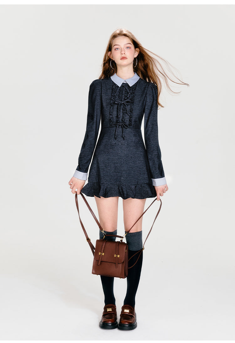 BOHOL BLING "Miu-Inspired" Bow-Accent Dress